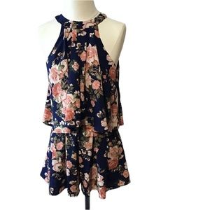 Listiele Women’s Floral Romper Sz S.